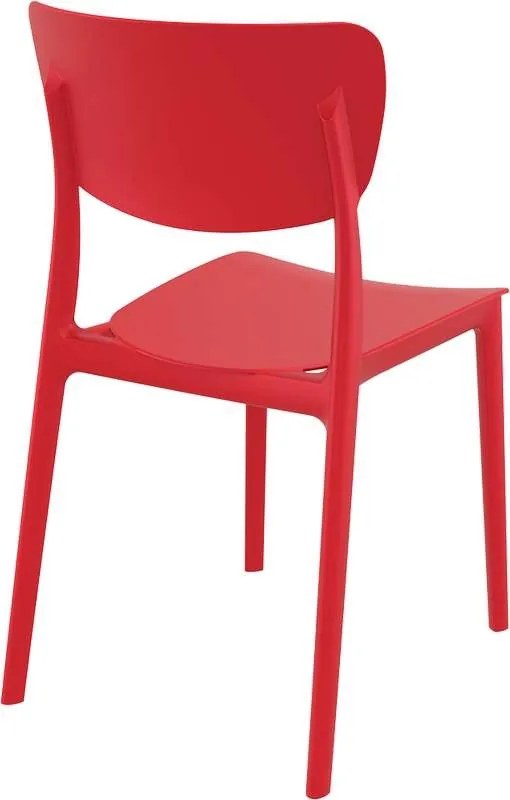 Καρέκλα Πολυπροπυλενίου Monna Red 45Χ53Χ82εκ.