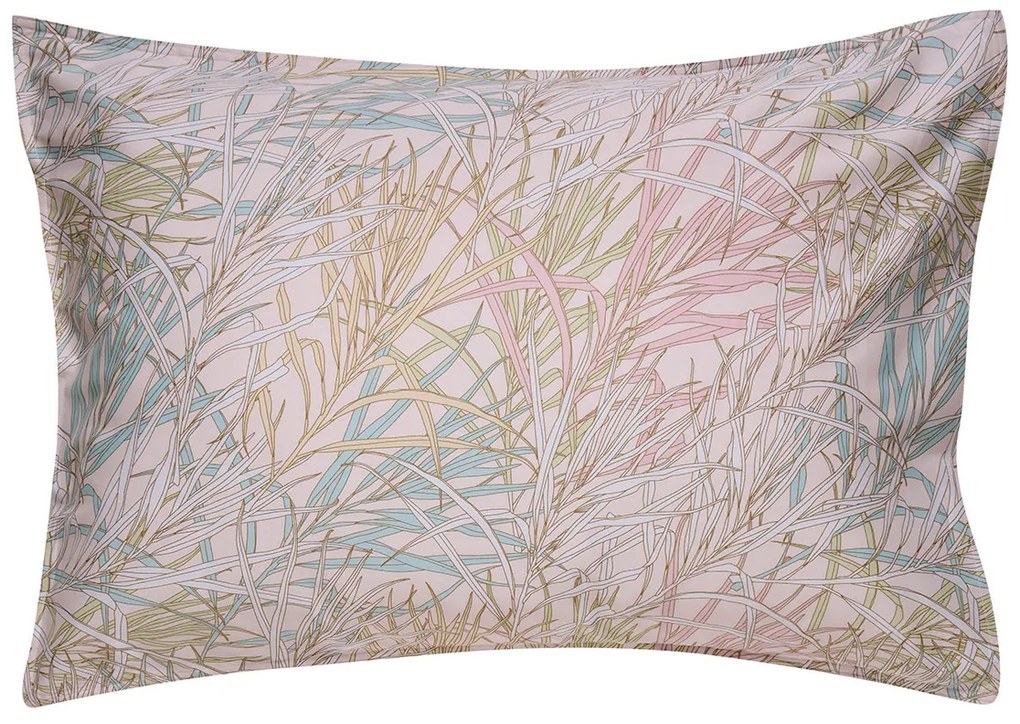 Ζεύγος Μαξιλαροθήκες Oxford (50x70) Kentia Stylish Zanzara 14 Pink Ροζ,Πολύχρωμο