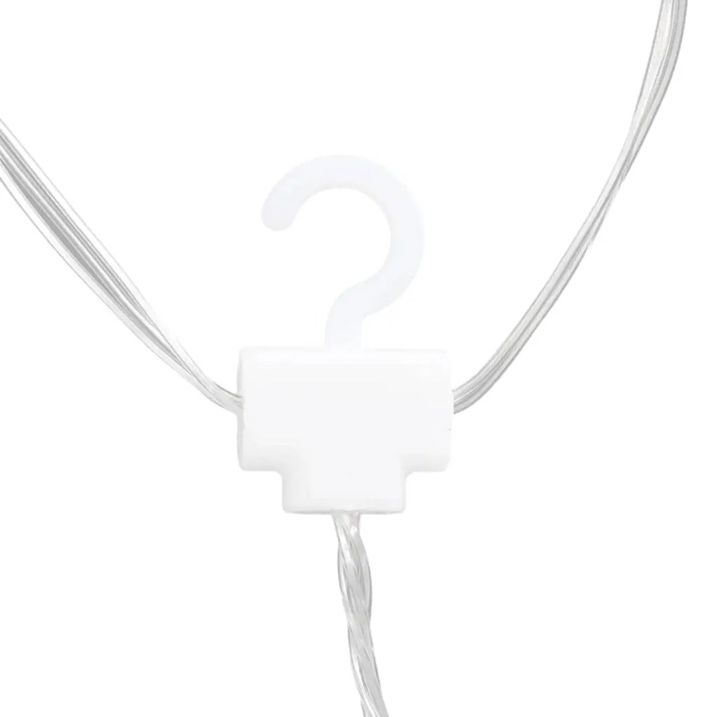 vidaXL Λαμπάκια σε Σχήμα Αστέρι &amp; Φεγγάρι Πολύχρωμα Χειριστ. 345 LED