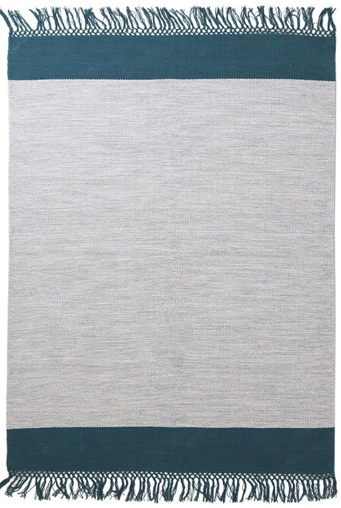 Χαλί Urban Cotton Kilim Flitter Hydro Blue-Grey Royal Carpet 130X190cm