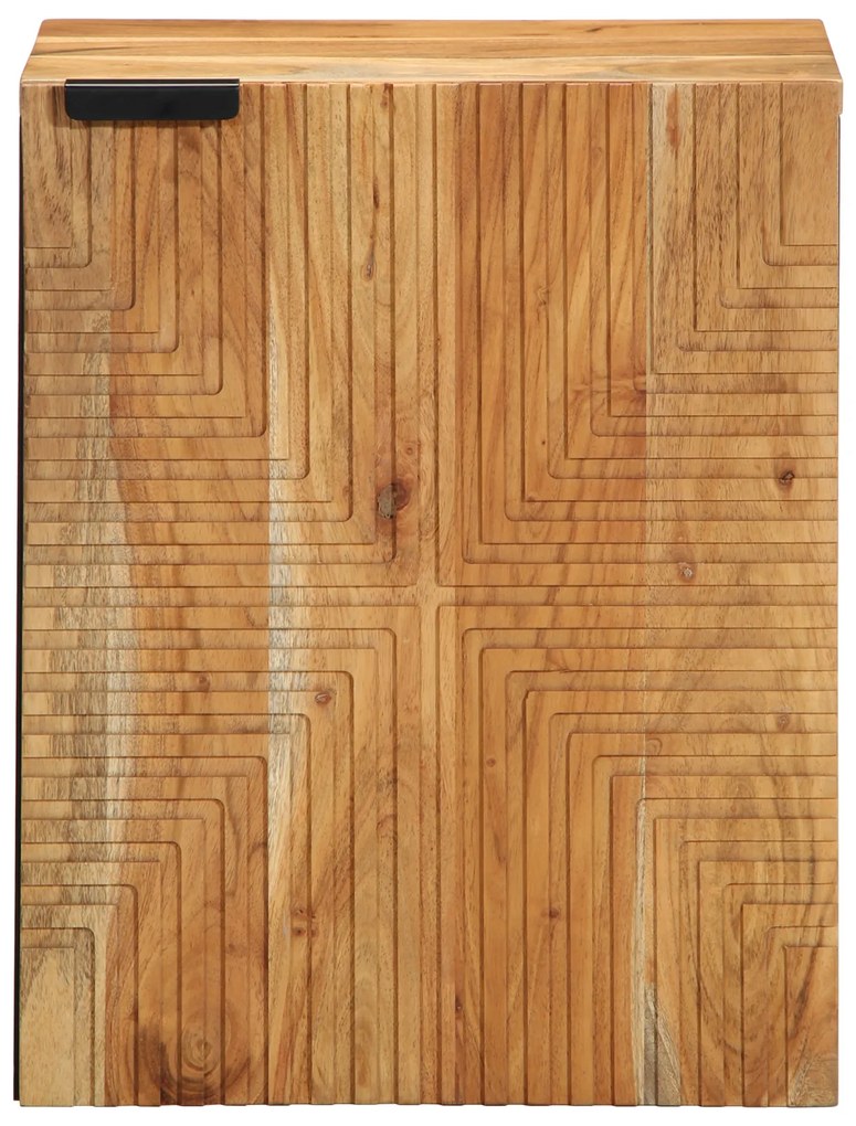 vidaXL Κρεμαστό Ντουλάπι Μπάνιου 38x33,5x48 εκ Μασίφ Ξύλο Ακακίας