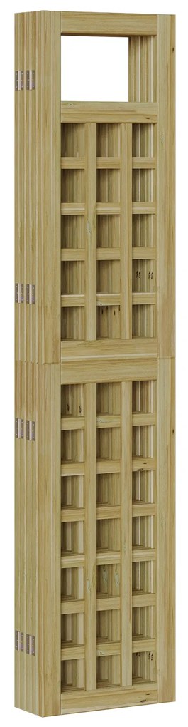 vidaXL Διαχωριστικό Ιδιωτικό Χώρο Εξωτερικού 5 pcs Καφέ 200 x 180 cm