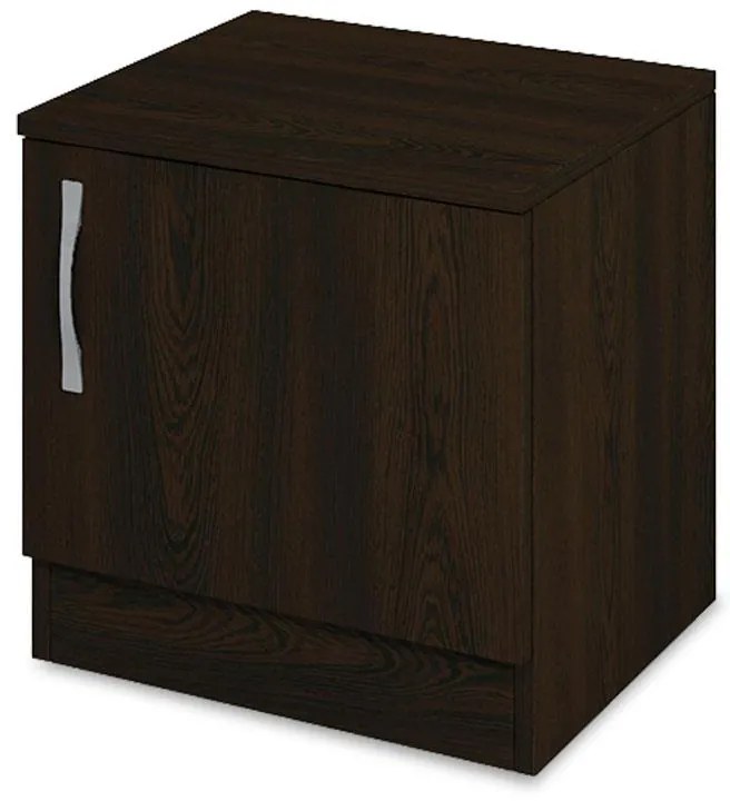 Κομοδίνο Deco με ένα ντουλάπι χρώμα wenge 40x35,5x41εκ