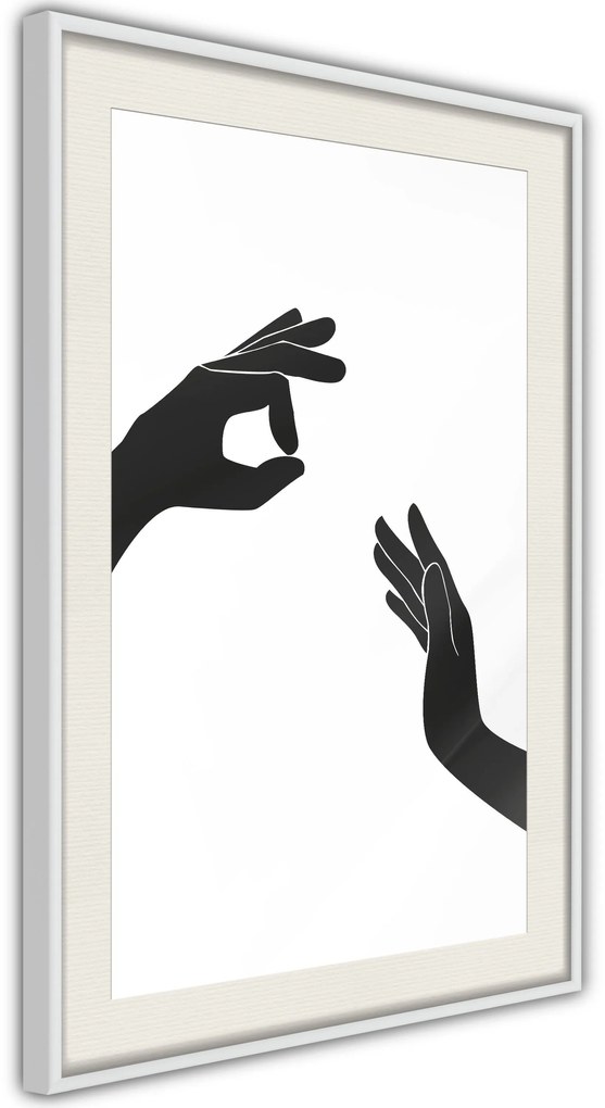 Αφίσα - Language of Gestures I - 20x30 - Χρυσό - Με πασπαρτού