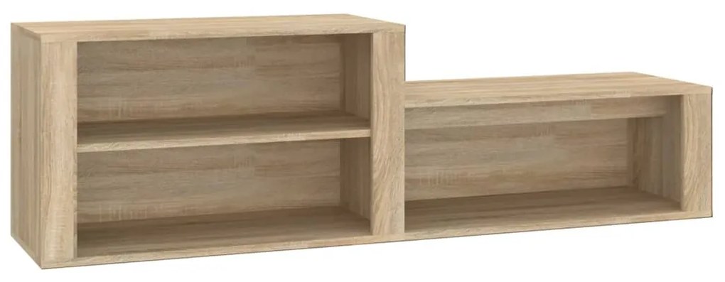 vidaXL Παπουτσοθήκη Sonoma Δρυς 150x35x45 εκ. από Επεξεργασμένο Ξύλο