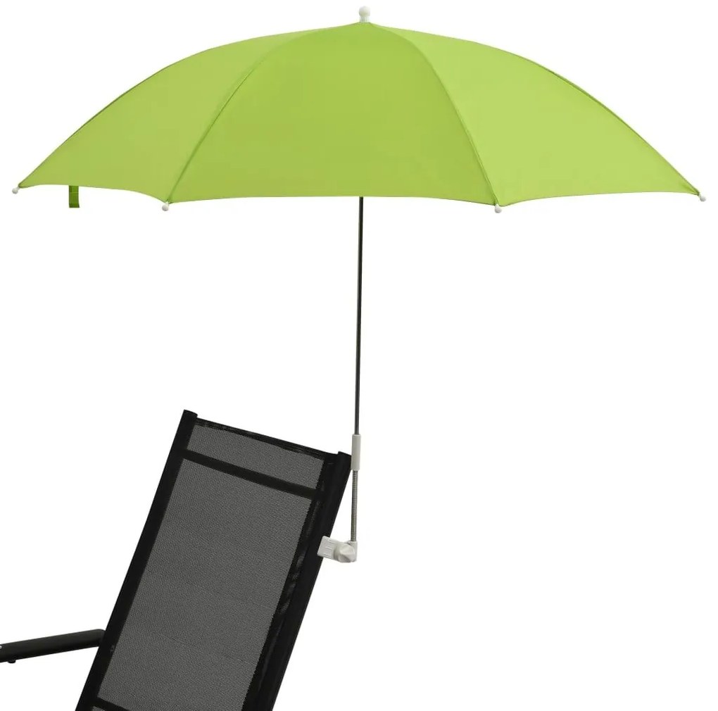 Ομπρέλες για Καρέκλες Κάμπινγκ 2 τεμ. Πράσινες 105 εκ. - Πράσινο