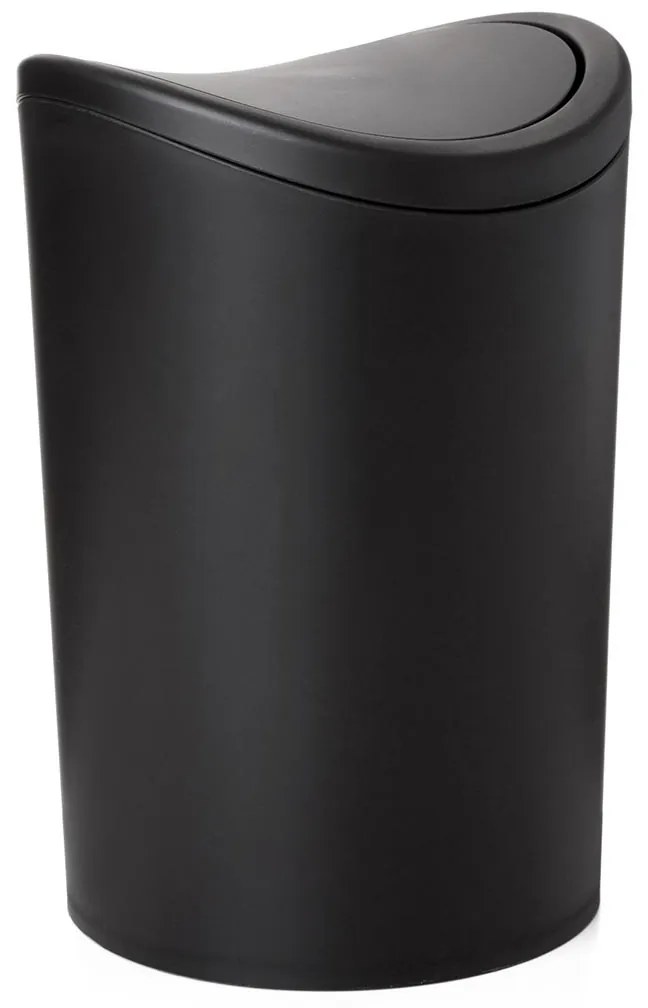 Καλάθι Απορριμμάτων (Φ17.2x27.5) Tatay 6lt 06725.004 Swing Black