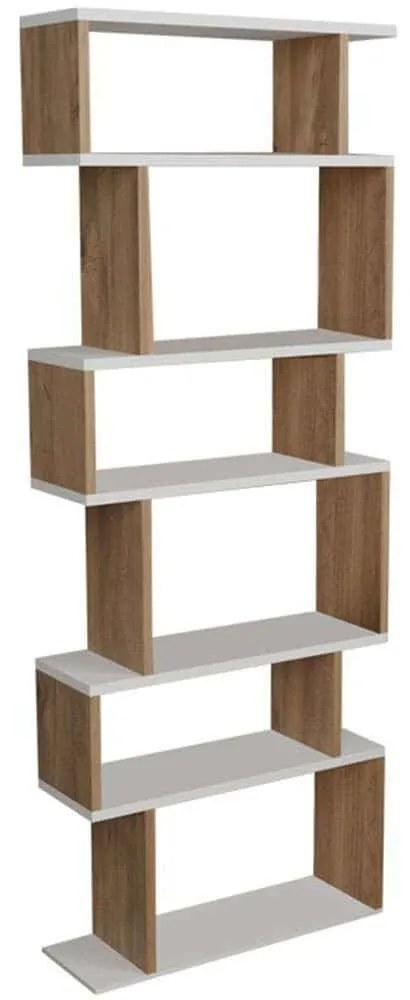 Βιβλιοθήκη Iolmi 321-000017 60x19,5x160cm Oak-White