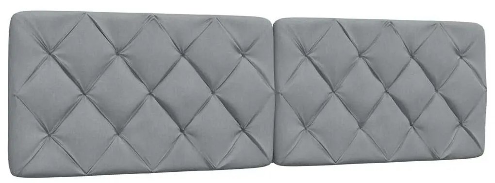 Μαξιλάρι για Κεφαλάρι Ανοιχτό Γκρι 180 εκ. Υφασμάτινο