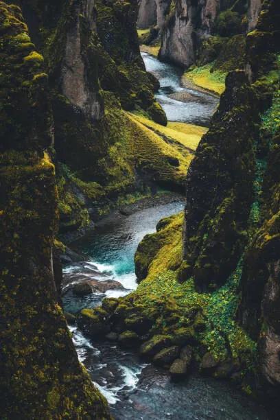 Φωτογραφία Τέχνης Fjadrargljufur Canyon In Iceland, borchee, (26.7 x 40 cm)