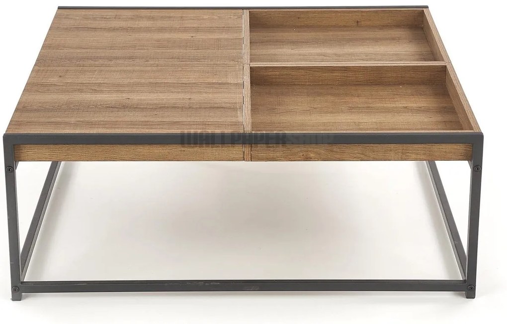 Frey Τραπεζάκι Σαλονιού Καφέ 84x80x30