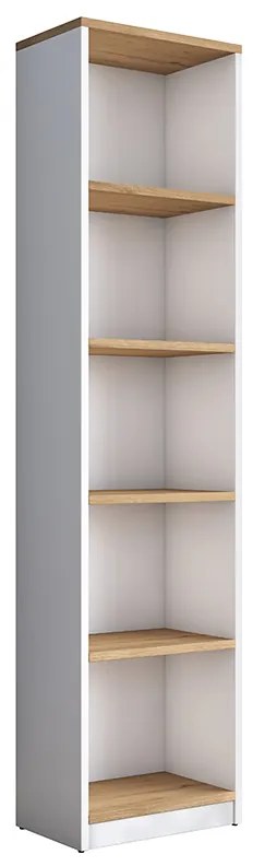 Intrahome Βιβλιοθήκη Goldie Intrahome λευκό-φυσικό 40x25x161.80εκ | SKU: INTRAPA-293111165
