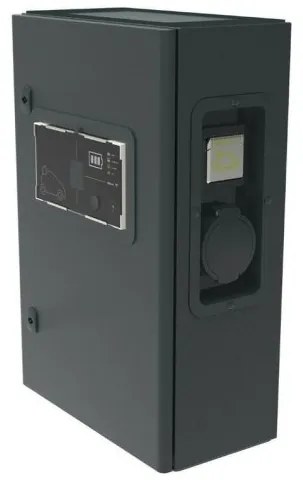 Σταθμός Φόρτισης Μονοφασικός7,4 KW Mode2-3 Green'up Premium 058043 Legrand-58043-Μαύρο 058043