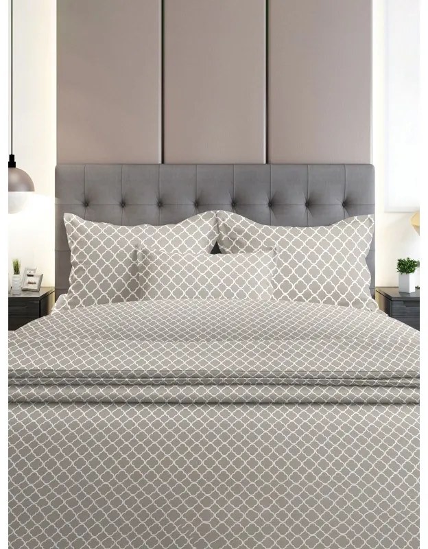 Σετ Σεντόνια Flannel 530 Grey Υπέρδιπλο (230×260)