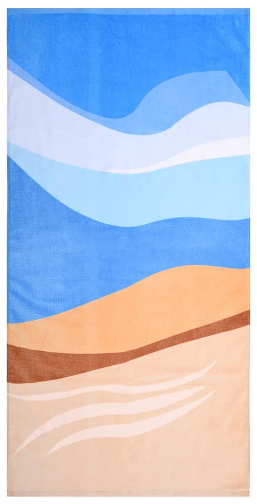ESTIA ΠΕΤΣΕΤΑ ΘΑΛΑΣΣΗΣ SERENE SHORES ΒΑΜΒΑΚΕΡΗ 70x140cm