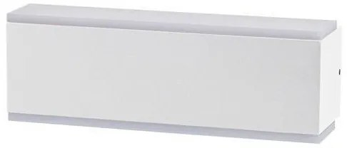 Απλίκα Φωτιστικό Τοίχου LED 10W Λευκό 3000K IP54 Up Down 23cm Nikita 145-82093 Eurolamp-145-82093-Λευκό 145-82093