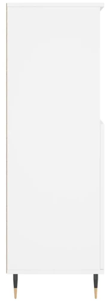 Ντουλάπι Λευκό 60 x 36 x 110 εκ. από Επεξεργασμένο Ξύλο - Λευκό