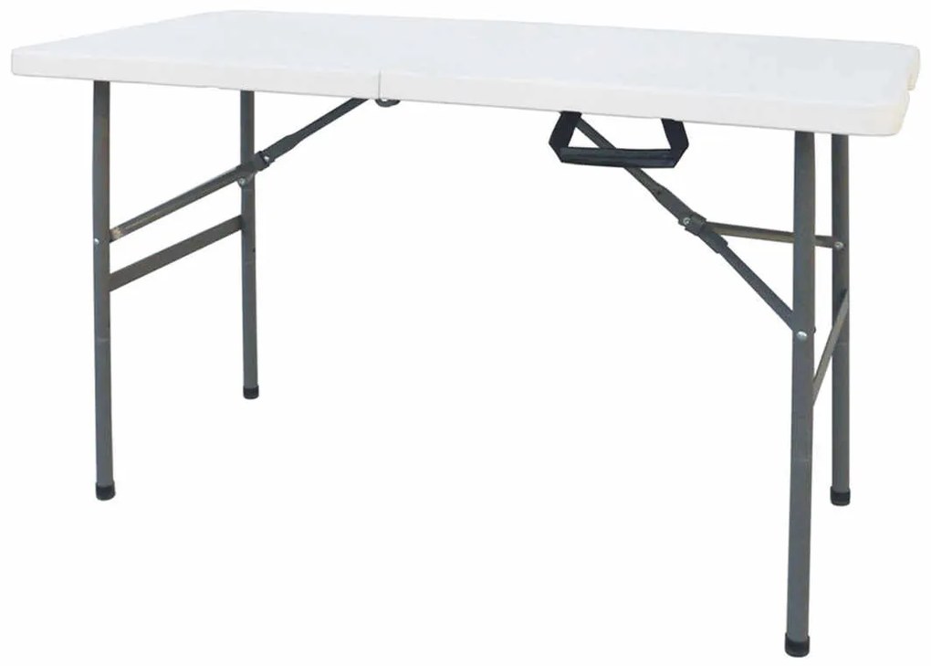 Τραπέζι catering Rodeo pakoworld πτυσσόμενο-βαλίτσα λευκό 122x60x74εκ