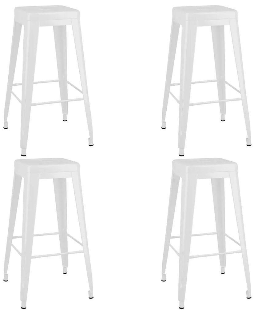 vidaXL Σετ Επίπλων Μπαρ 5 Τεμαχίων Λευκό