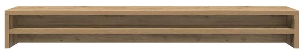 vidaXL Βάση Οθονών Artisan Δρυς 100 x 24 x 13 εκ. από Επεξ. Ξύλο