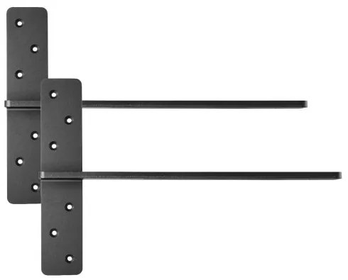 VEVOR 2 Pcs Shelf Brackets 18 inch / 457.2 mm Heavy Duty Floating Shelf Brackets