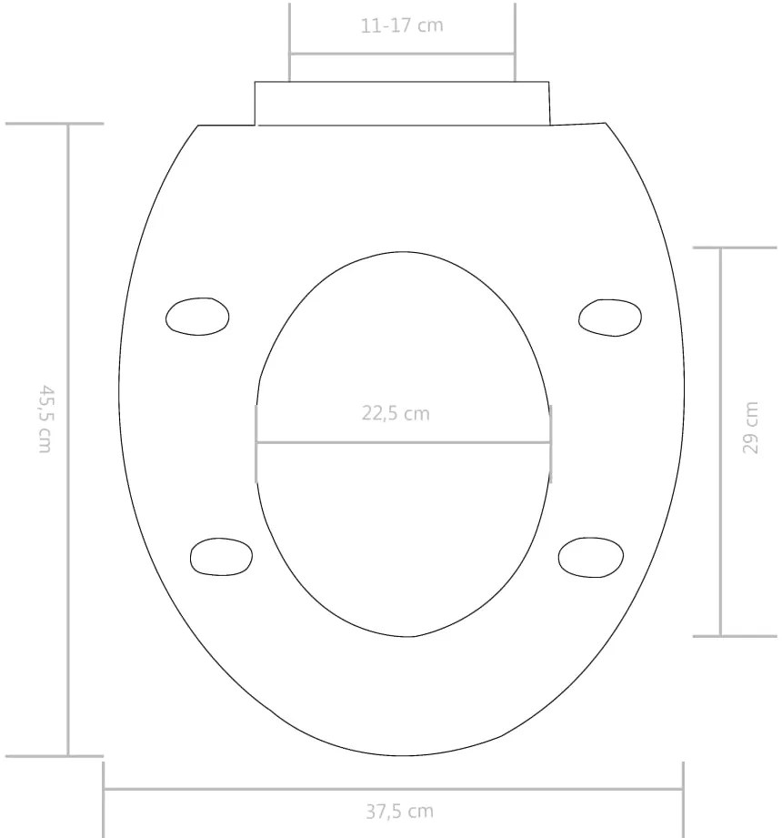 ΚΑΛΥΜΜΑ ΛΕΚΑΝΗΣ ΜΕ SOFT CLOSE &amp; QUICK RELEASE ΜΑΥΡΟ 145016