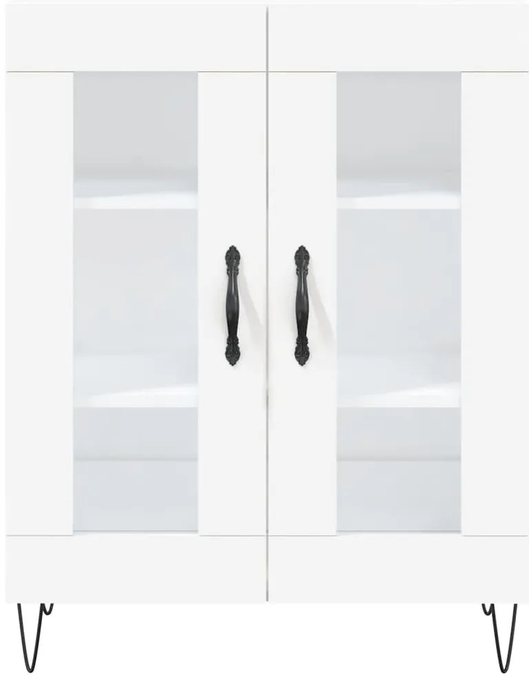 vidaXL Ντουλάπι Λευκό 69,5 x 34 x 90 εκ. από Επεξεργασμένο Ξύλο