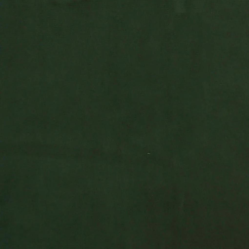 Ανάκλιντρο Σκούρο Πράσινο Βελούδινο με Μαξιλάρι Στήριξης - Πράσινο