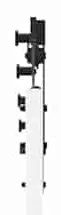 vidaXL Συρόμενη Πόρτα ORKDAL Λευκό 93 x 202 cm Ξύλο και μέταλλο