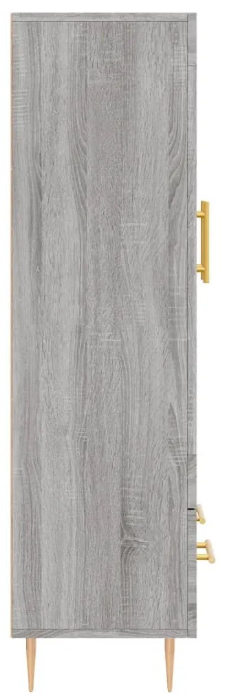 vidaXL Ντουλάπα Γκρι Sonoma 69,5 x 31 x 115 εκ. από Επεξεργασμένο Ξύλο
