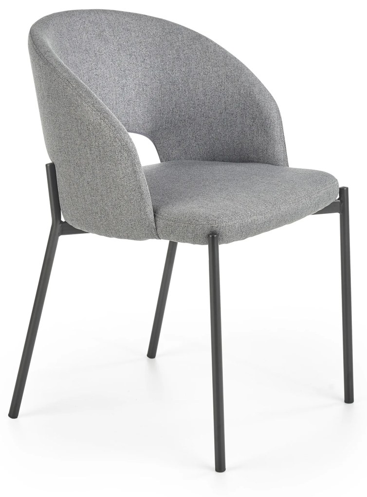 K373 chair, color: grey DIOMMI V-CH-K/373-KR-POPIELATY DIOMMI-60-21086