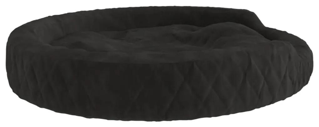 Κρεβάτι Σκύλου Μαύρο 70 x 55 x 23 εκ. Βελουτέ - Μαύρο