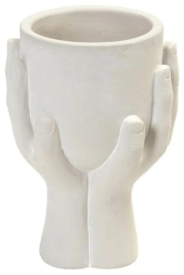 Βάζο Χέρια L RAH131 16,5x14x24cm White Espiel Τσιμέντο