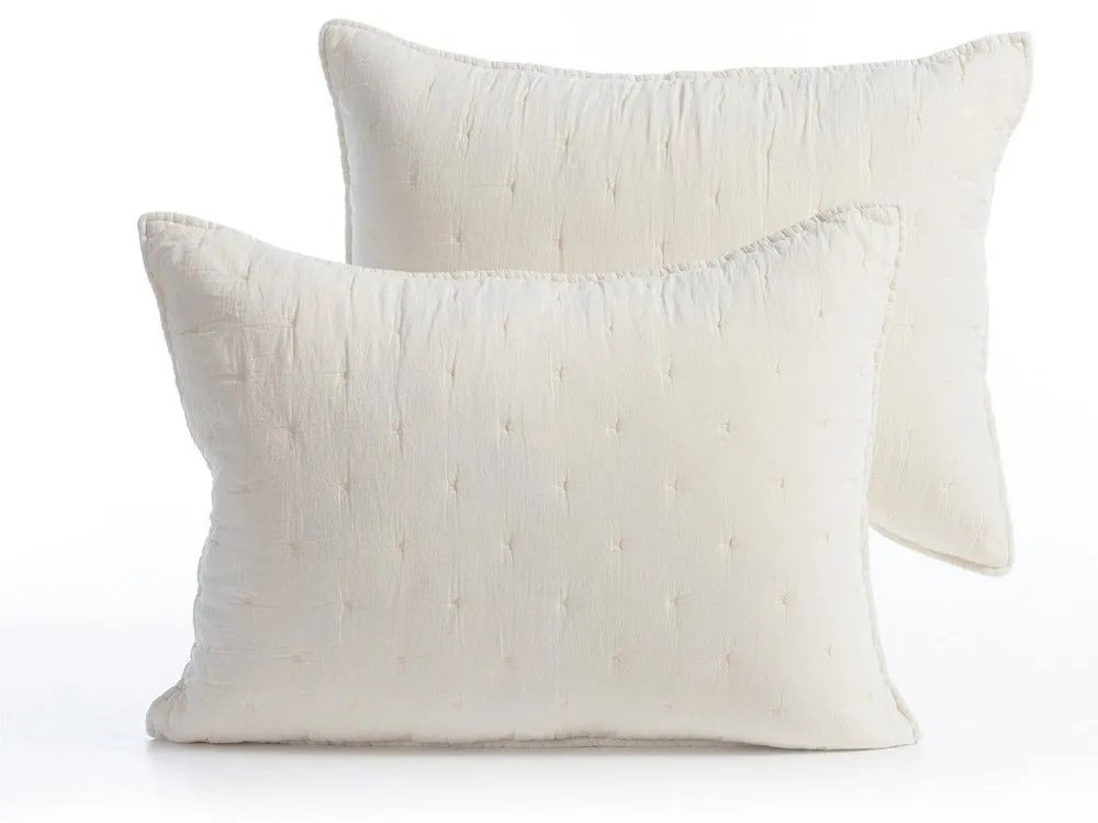 Μαξιλαροθήκες Eydis (Σετ 2τμχ) Ecru Nef-Nef 52X72 Cotton-Polyester