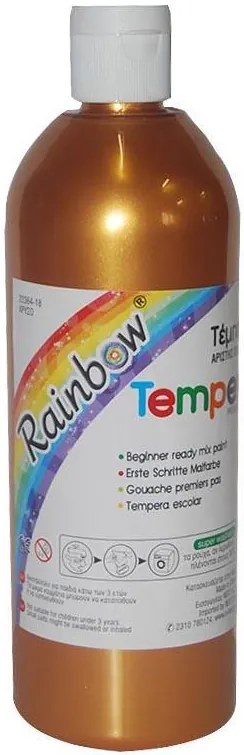 Rainbow τέμπερα χρυσή 500ml  τμχ.