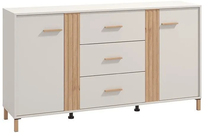 Κομότα - Μπουφές Belfort 3K3F Cashmere - Artisan 164x40x90 εκ. 164x40x90 εκ.