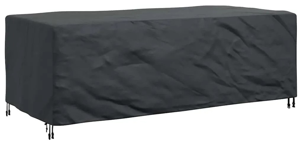 vidaXL Κάλυμμα επίπλων Μονόχρωμο Μαύρο 229 x 113 x 73 cm 210D