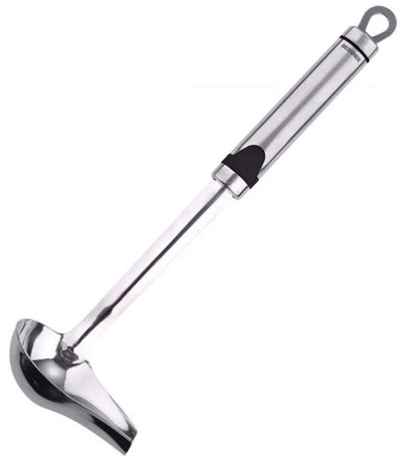 Κουτάλα Σάλτσας Gizmo BG00003234 29cm Silver-Black Bergner Stainless Steel
