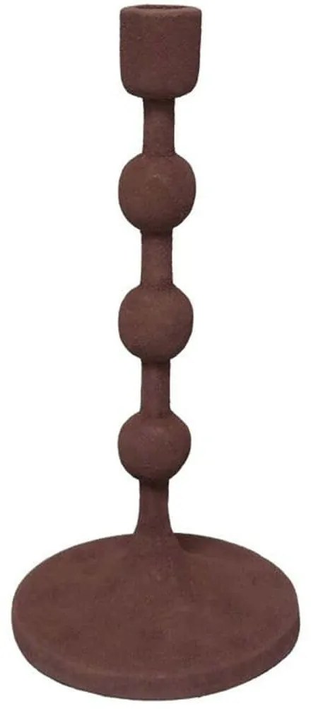Κηροπήγιο Nathen 032518 13x13x26cm Terracotta Aluminium