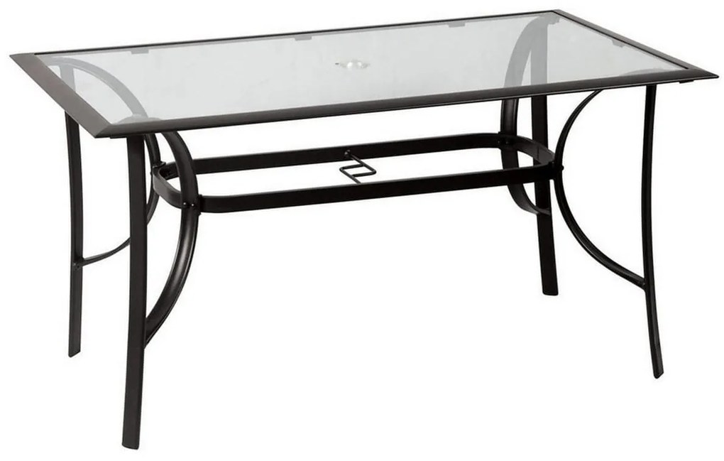 Τραπέζι Παραλ/μο 154562 Black 70X120X75 cm