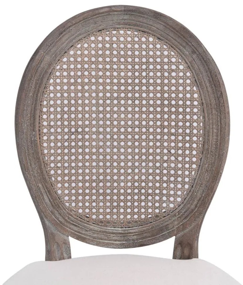 vidaXL Καρέκλες Τραπεζαρίας 6 τεμ. Κρεμ Υφασμάτινες