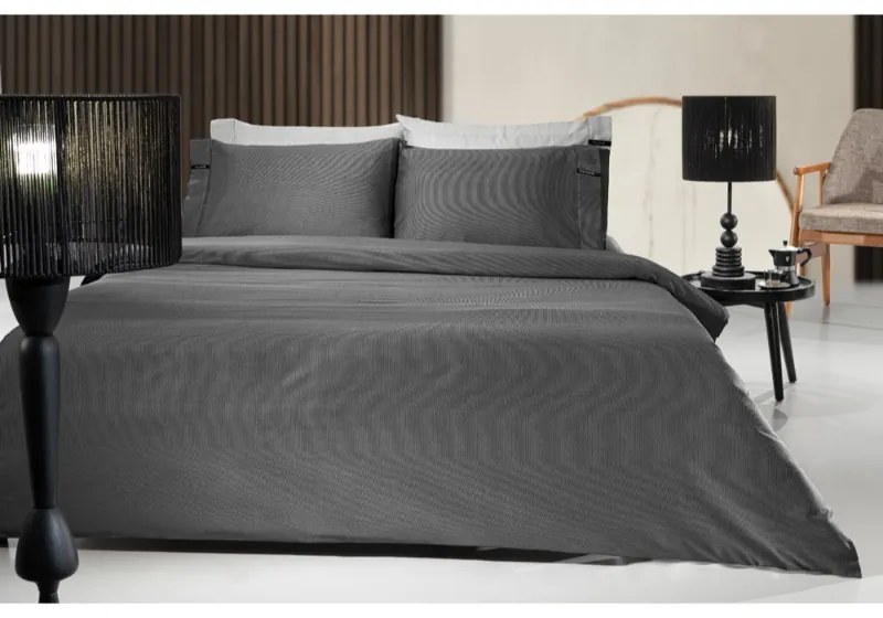 Σεντόνι King Size Βαμβακοσατέν Minimal Black White 280x270 - Guy Laroche