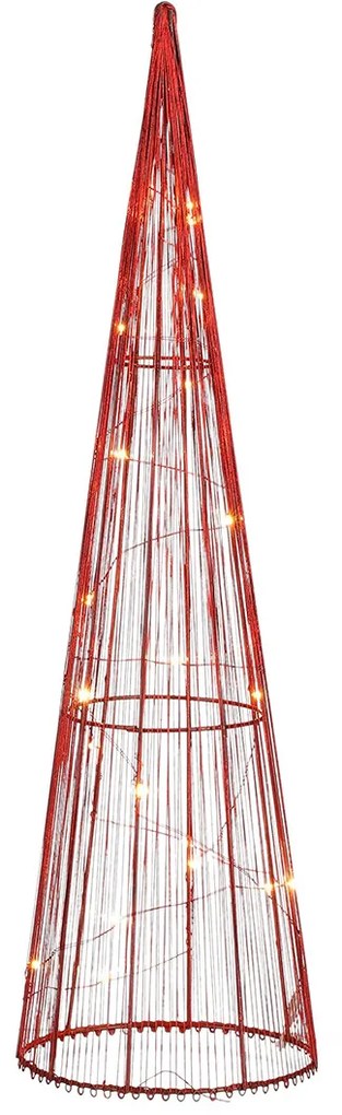 Χριστουγεννιάτικο Δεντράκι Με Led (Φ15) Edelman Cone Red 1163353