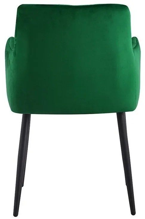 Καρέκλα Miramar 109, Πράσινο, 85x57x56cm, 17 kg, Ταπισερί, Μεταλλικά, Μπράτσα | Epipla1.gr