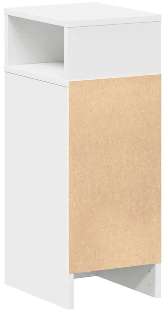 vidaXL Κομοδίνα 2 τεμάχια με συρτάρι Λευκό 25x31x66 cm