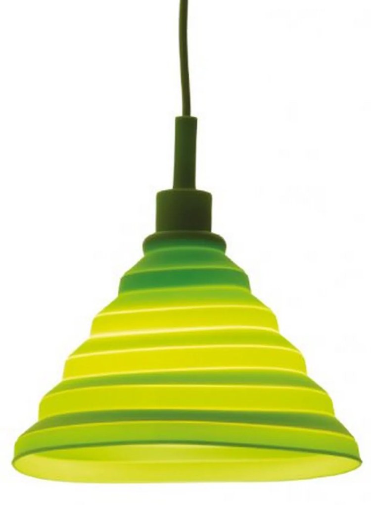 Φωτιστικό Οροφής ''ΠΥΡΑΜΙΔΑ'' Acrylic &amp; Silicon SUTP106GR Green ACA