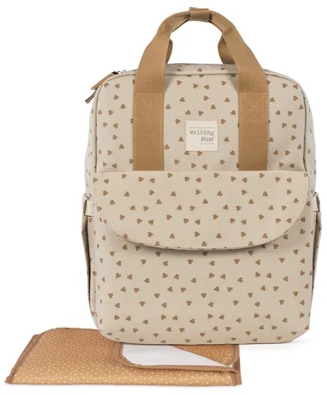 Τσάντα Αλλαξιέρα Backpack Pasito a Pasito Walking Mum Poppy Cinnamon Hearts