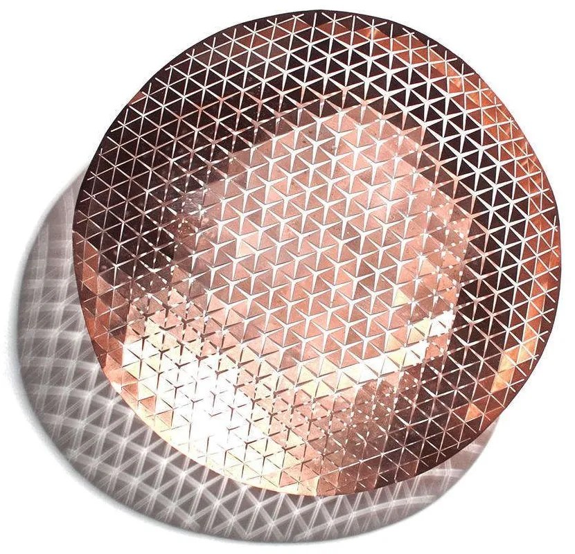 Διακοσμητικό Μπωλ Push PMX-C Φ24cm Copper Fundamental Metal