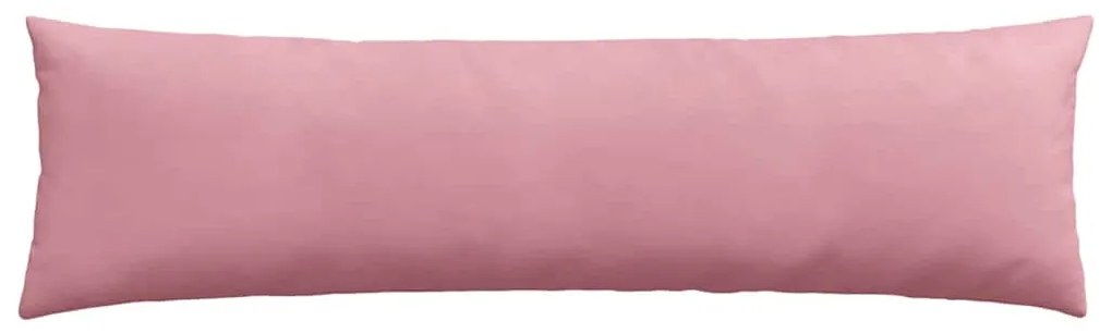 vidaXL Μαξιλάρι Καναπέ 2 pcs Ροζ 145 x 40 εκ. Υφασμάτινο Κορντουρά