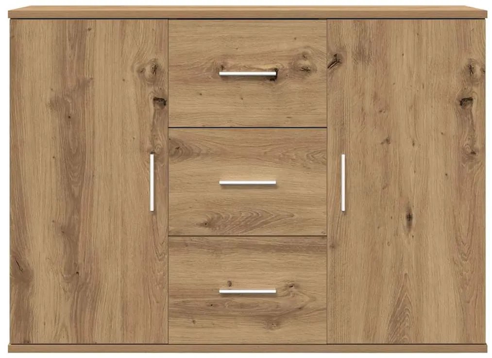 vidaXL Ντουλάπι Αρτισιανή Δρυς 90x29,5x65 εκ. από Επεξεργασμένο Ξύλο